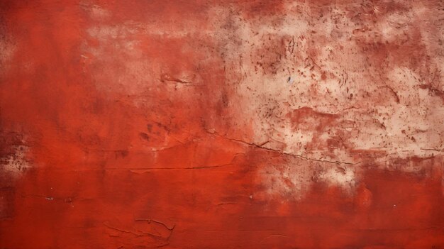 a painting of a red wall with a red textured surface