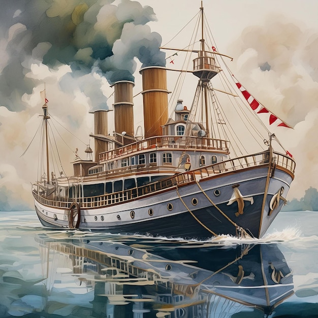 a painting of a ship called the ships ship