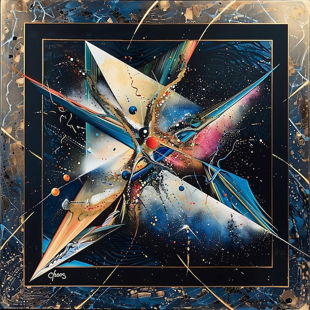 a painting of a star that says quot star quot on it