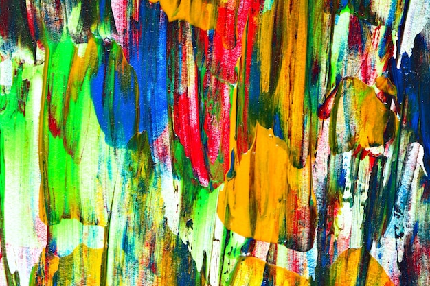 Painting texture with brush strokes super closeup - abstract background