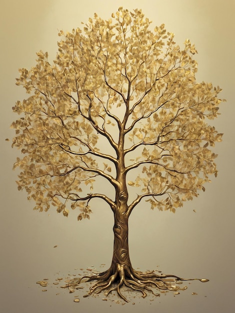 a painting of a tree with the word quot oak quot on it