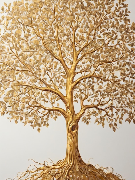 a painting of a tree with the words quot tree quot on it