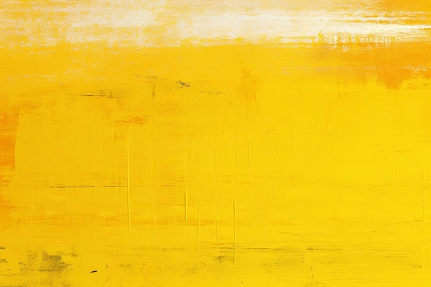 A painting of a yellow background with a white line in the middle.