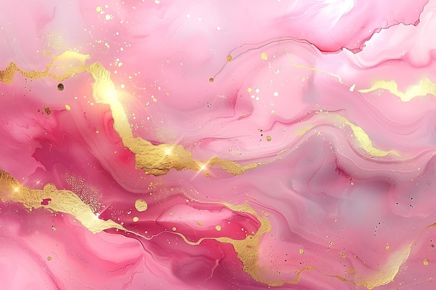 a painting of yellow and pink paint with the word quot gold quot on it