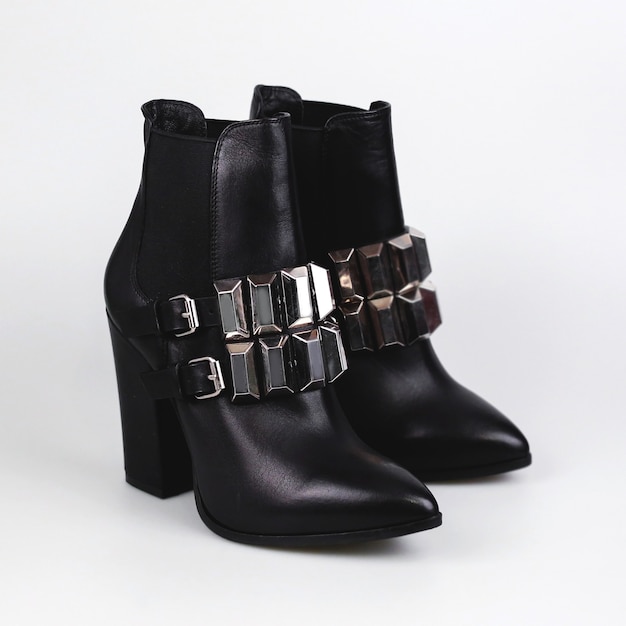 Pair of black female boots