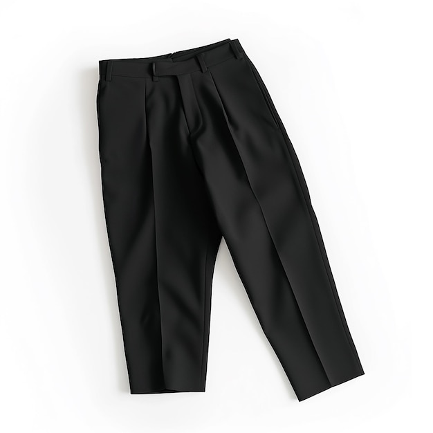 Photo a pair of black pants with a white background