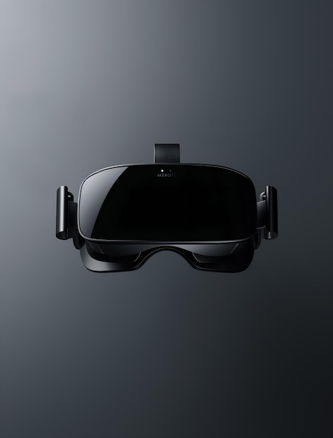 a pair of black sleek design virtual reality headset