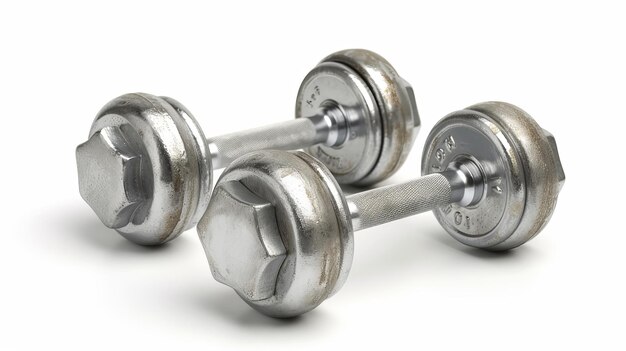 a pair of dumbbells with the word dumbbell on them