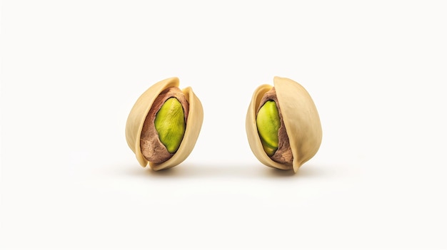 Photo a pair of earrings with green inside and yellow inside