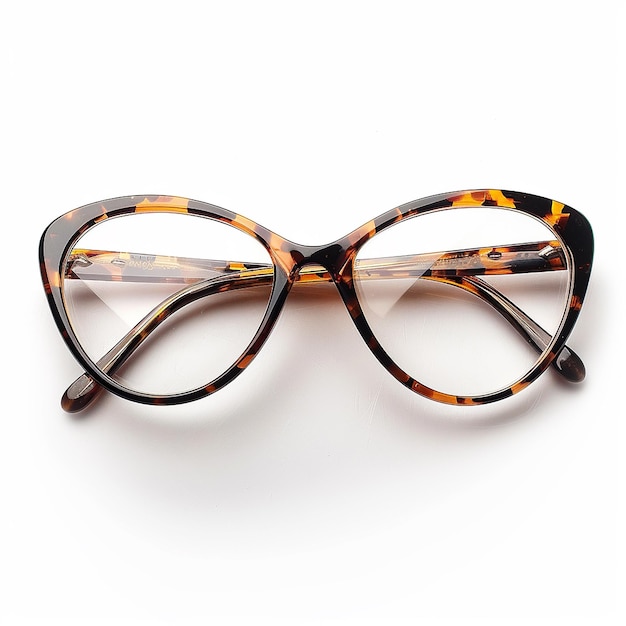 a pair of glasses with a round shape and a round eyeglass