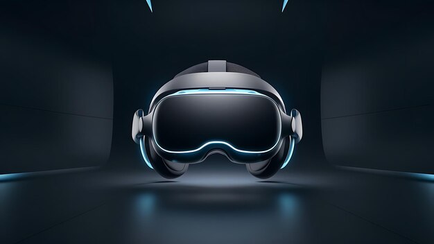 a pair of goggles with a black background