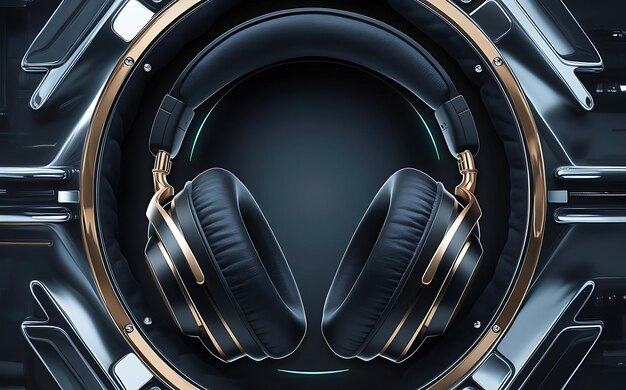 Photo a pair of headphones that are made by the brand name brand