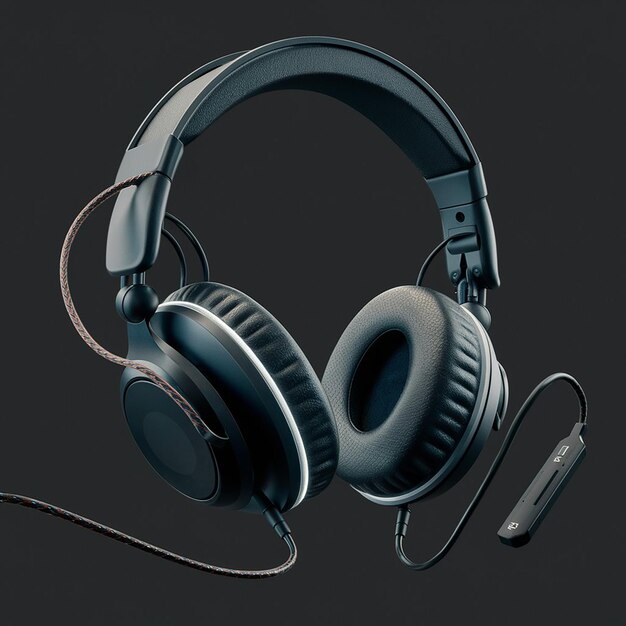 Photo a pair of modern realistic headphone ai generated jpg image