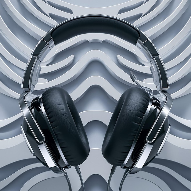 Photo a pair of modern realistic headphone ai generated jpg image