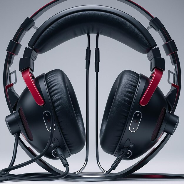 Photo a pair of modern realistic headphone ai generated jpg image