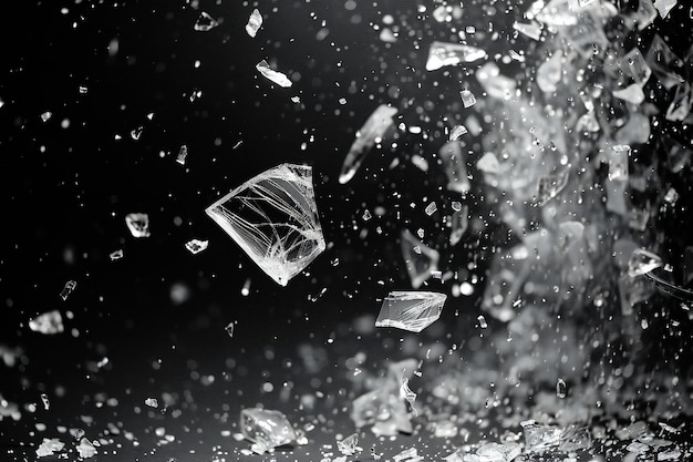 a pair of plastic cubes that are in a puddle of water