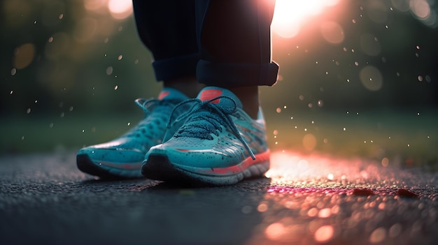 A pair of running shoes with the word joggers on the side