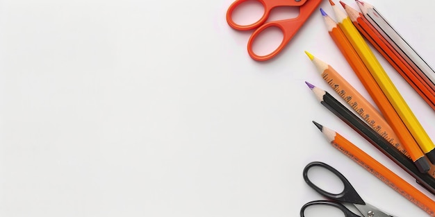 a pair of scissors with a red handle and a black pair of scissors