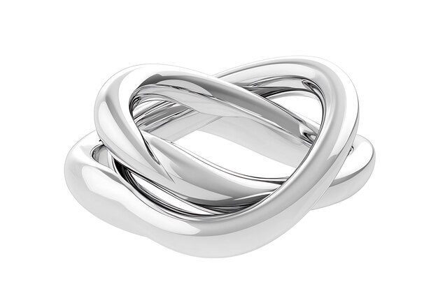 Photo a pair of silver rings with the word love on them