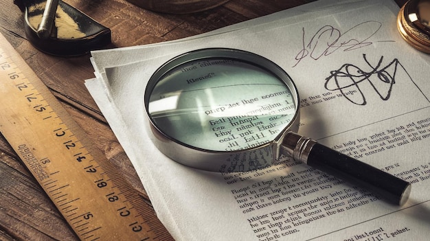 Photo a pair of sunglasses sits on top of a newspaper with a pen on it