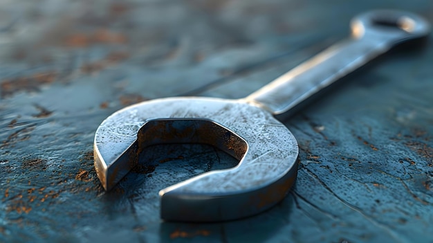 Photo a pair of wrenches with the word hammer on the table