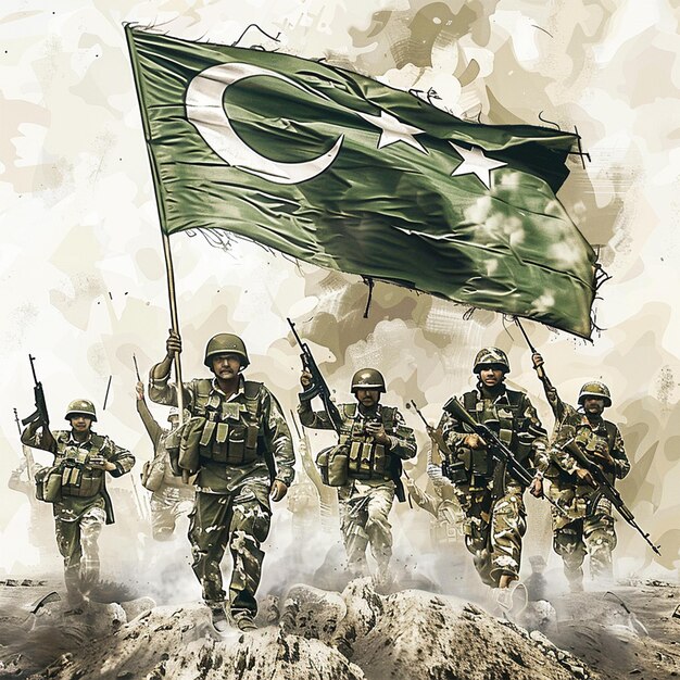 pakistan celebrations illustration background