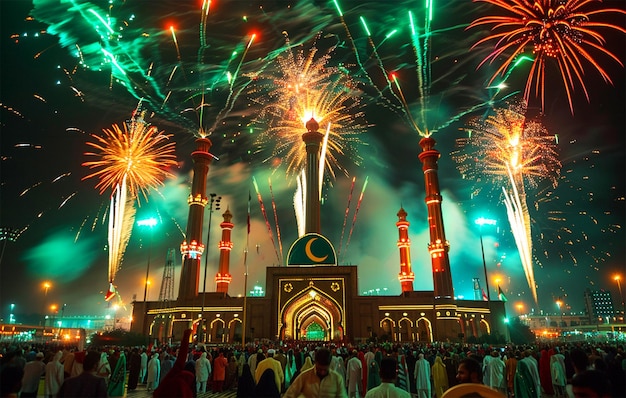 pakistan celebrations illustration background