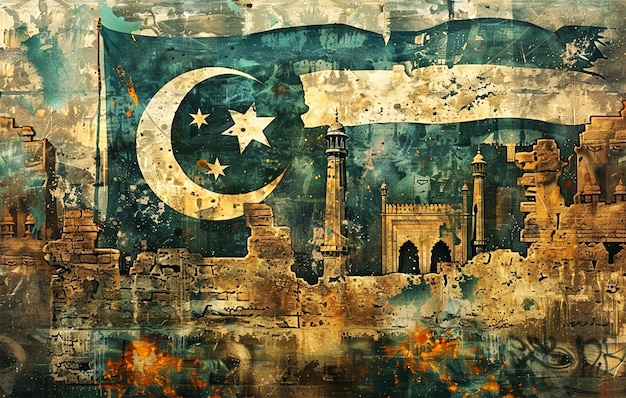 pakistan celebrations illustration background