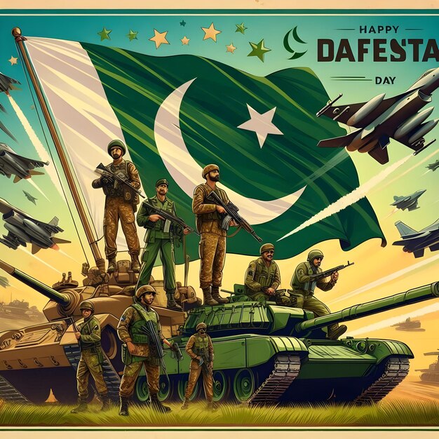 Photo pakistan defence day poster