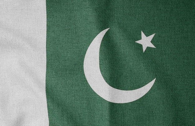 Pakistan Flag Image with Curve