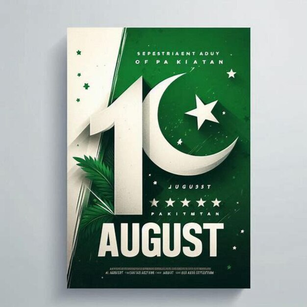 Photo pakistan independence day flyer design