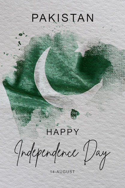 Pakistan Independence day template design for social media and print media banner design