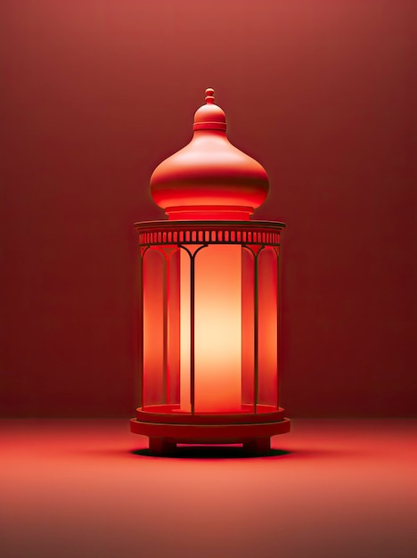 Palace lantern James Turrell style Chinese style lantern rendered in cinema4d minimalist product