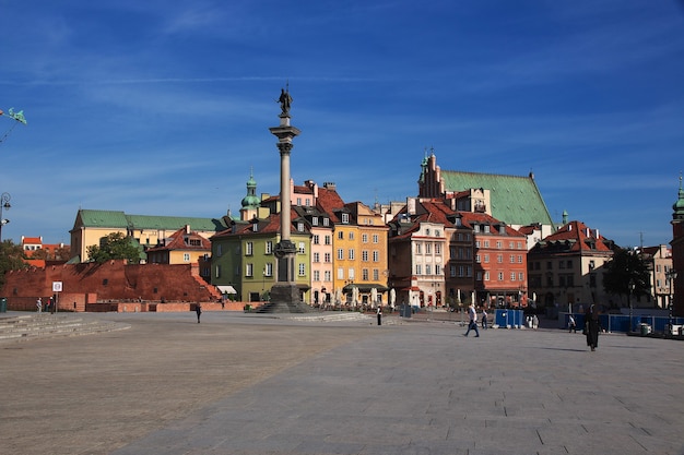 Palace square of Warsaw, Poland