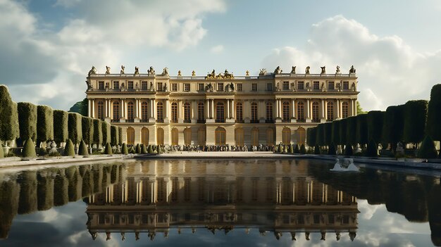 Photo palace of versaille paris suburbs france versailles royal palace castle of versailles