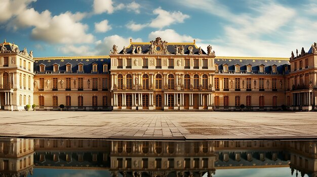 Photo palace of versailles emblem of french grandeur