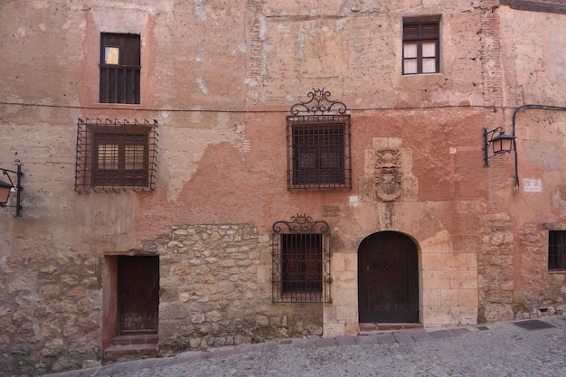 Palacios stret in olt town of Albarracin Teruel province Spain