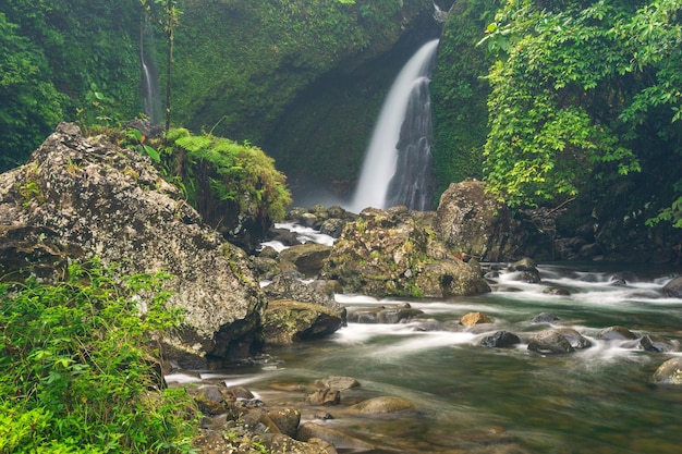 Palak Siring Kemumu Waterfall in North Bengkulu Indonesia