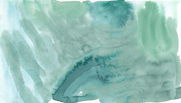 Pale gray blue green abstract watercolor drawing Sage green color Art background for design