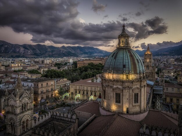 Photo palermo by drone