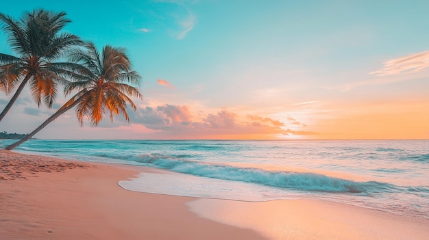 palm tree on the beach