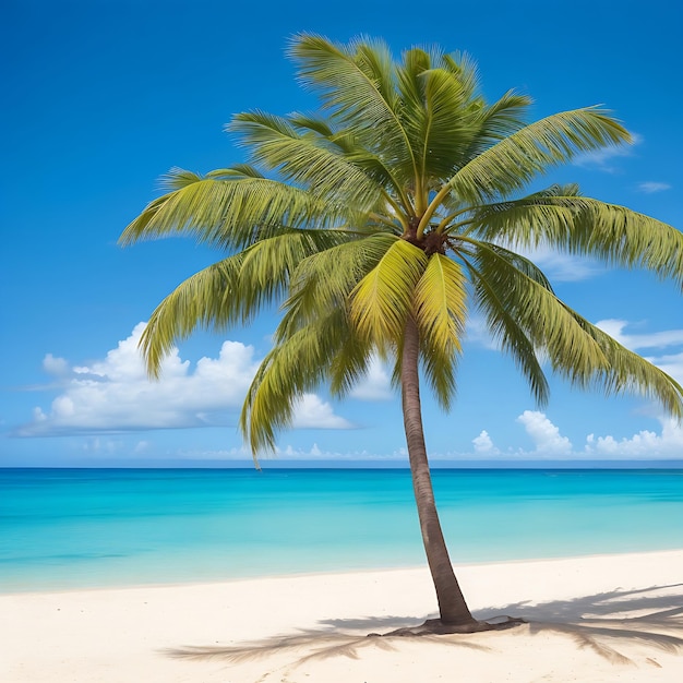 Palm Tree By The Beach