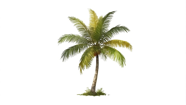 palm tree on transparent background