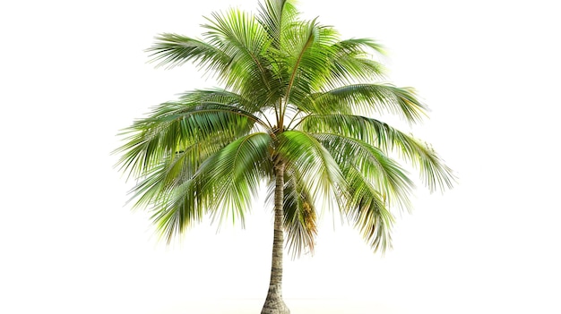 palm tree on a white background