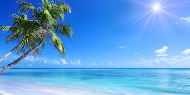 Palm Trees at Sombrero Beach in Marathon Florida Keys USA Concept Travel Beaches Nature Photography