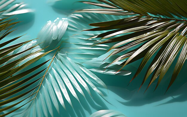 Palms tree mock up background