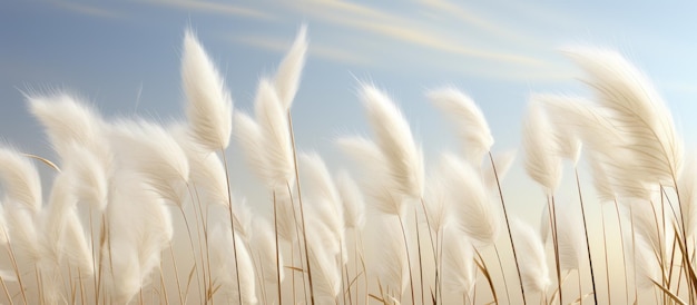 Pampas grass Minimalist Background