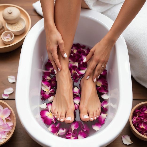 Photo pamper yourself with a relaxing pedicure