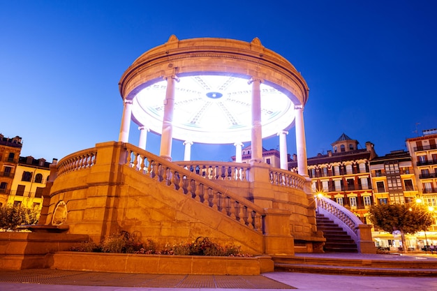 Pamplona Navarra Spain plaza del Castillo square