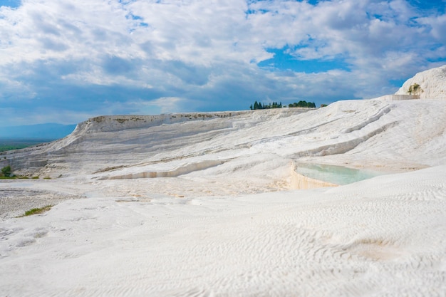 Pamukkale tranvanter pools at ancient Hierapolis, Denizli